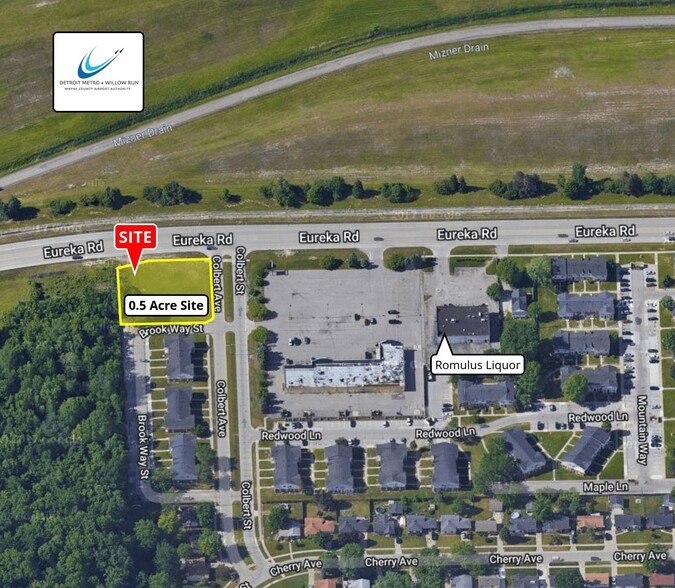 Eureka Rd, Romulus, MI for sale - Building Photo - Image 1 of 2