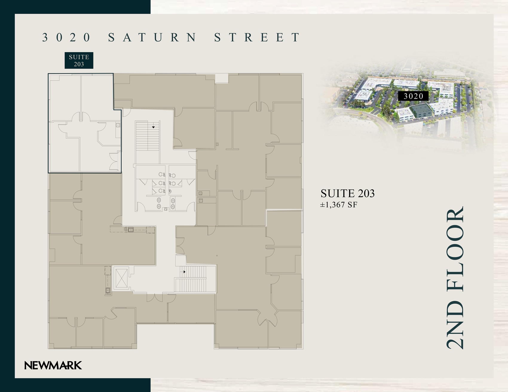 3010-3070 Saturn St, Brea, CA à louer Plan d’étage- Image 1 de 1