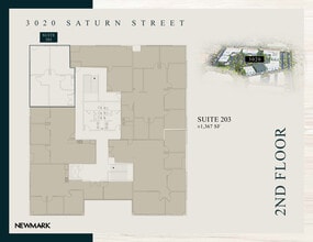 3010-3070 Saturn St, Brea, CA à louer Plan d’étage- Image 1 de 1