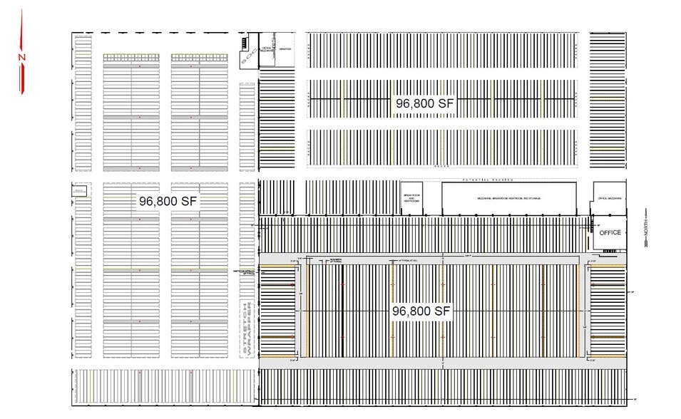 2801 Finch Rd, Modesto, CA for lease - Floor Plan - Image 2 of 2