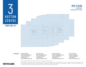 3 Hutton Centre Dr, Santa Ana, CA à louer Plan d’étage- Image 1 de 1