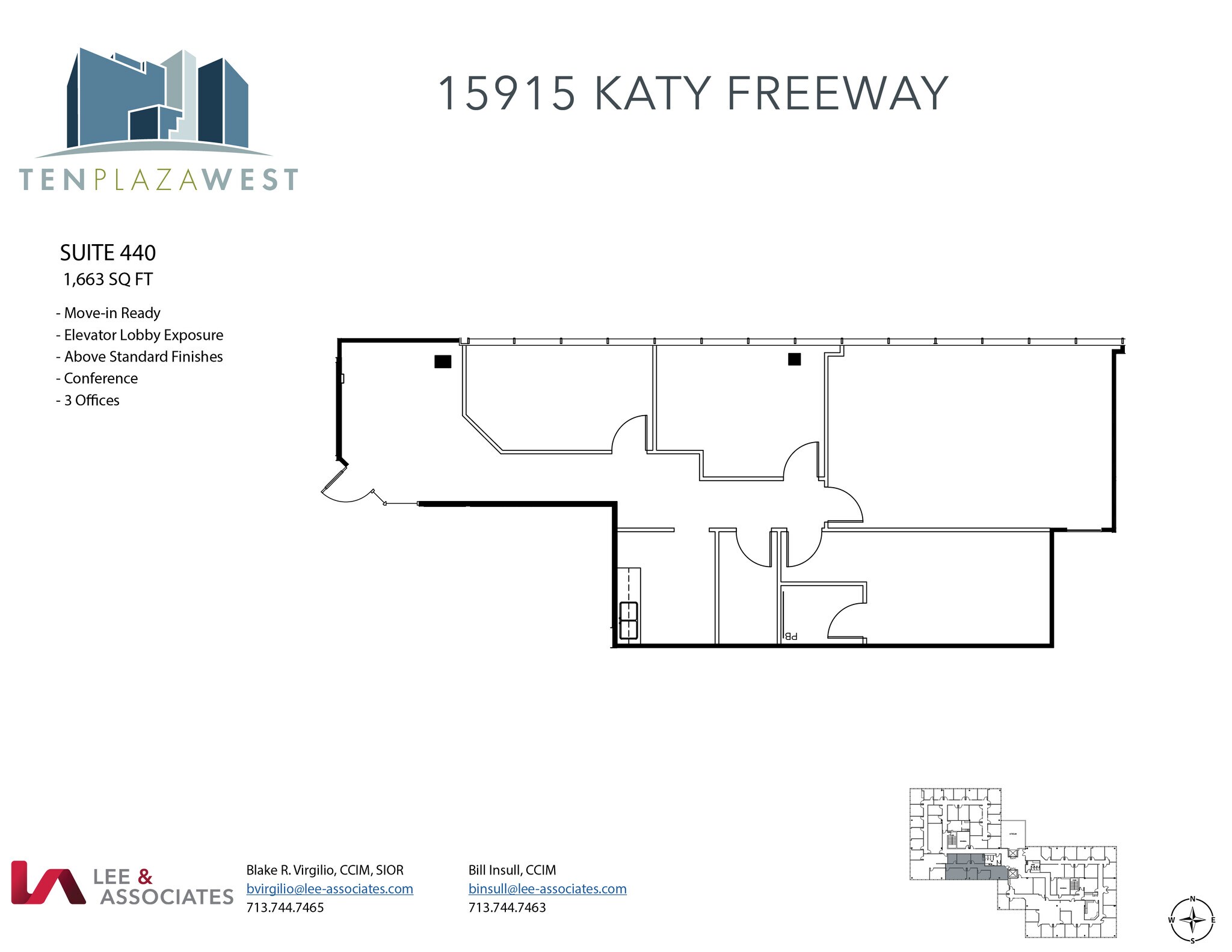 15915 Katy Fwy, Houston, TX for lease Floor Plan- Image 1 of 1