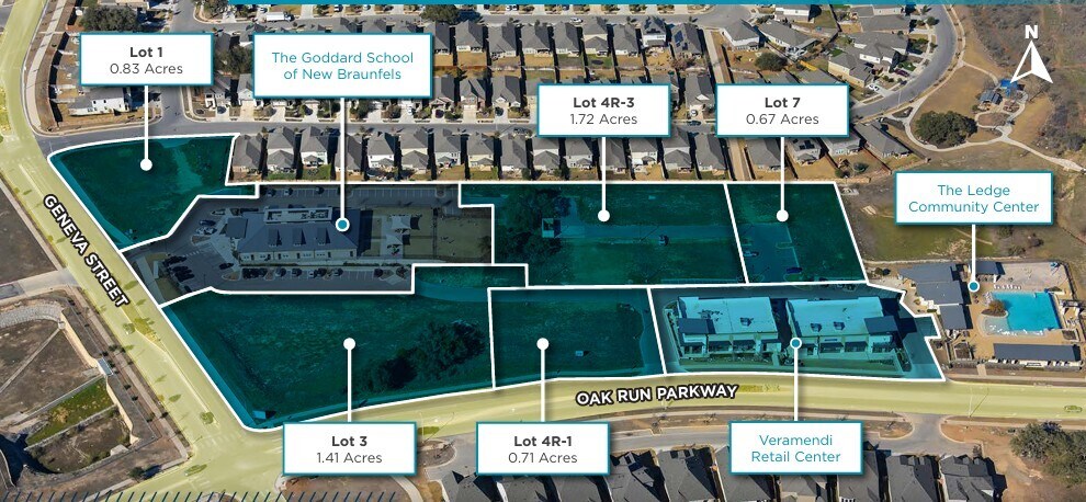 Oak Run Parkway & Geneva St, New Braunfels, TX à vendre Photo du bâtiment- Image 1 de 7