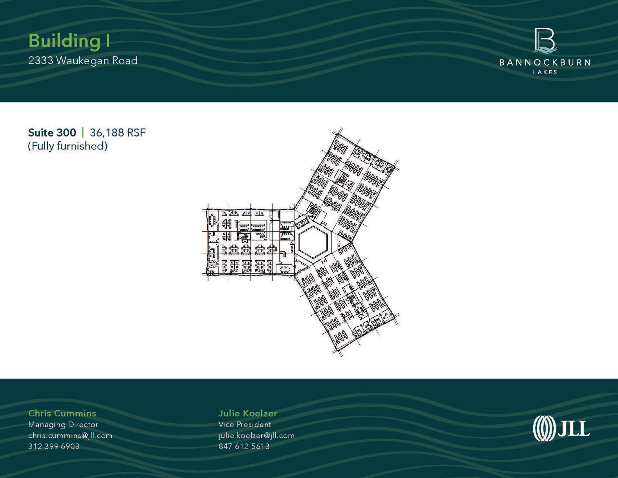 2333 Waukegan Rd, Bannockburn, IL for lease Floor Plan- Image 1 of 2