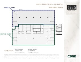 5775 DTC Blvd, Greenwood Village, CO for lease Site Plan- Image 1 of 2