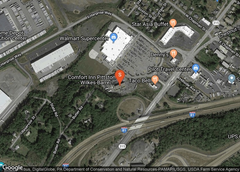 400 Route 315 Hwy, Pittston, PA for sale - Aerial - Image 2 of 9