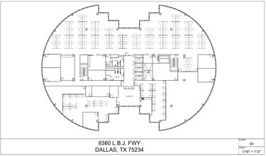 8360 Lyndon B Johnson Fwy, Dallas, TX à louer Plan d’étage- Image 1 de 1