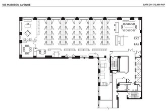 183 Madison Ave, New York, NY for lease Floor Plan- Image 1 of 8