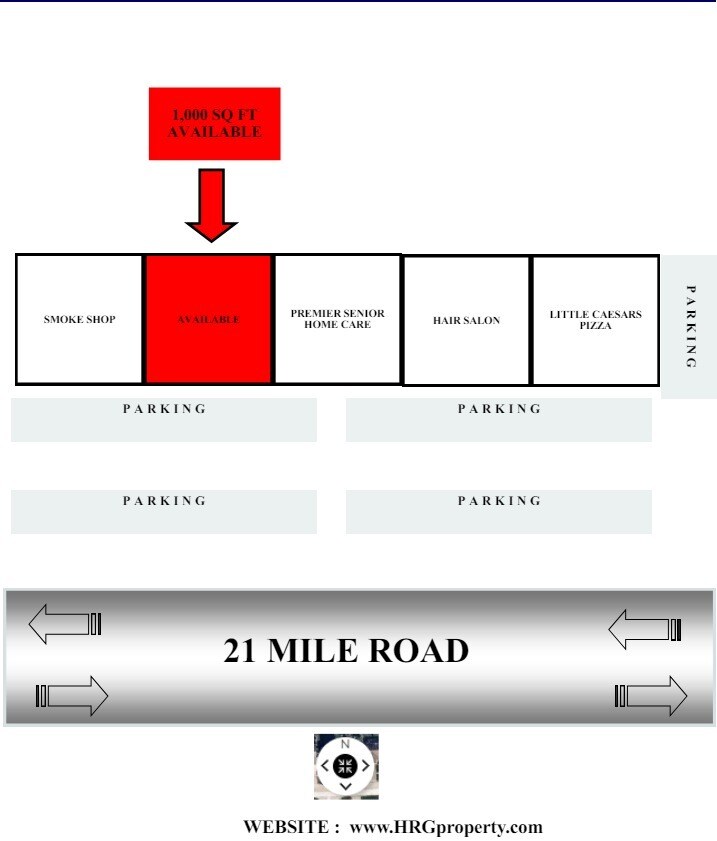 23111 21 Mile Rd, Macomb Township, MI à louer Plan d  tage- Image 1 de 1