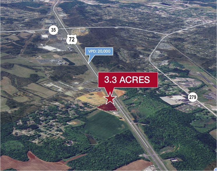 O John T Reid Pkwy Hwy, Scottsboro, AL for sale - Building Photo - Image 2 of 3