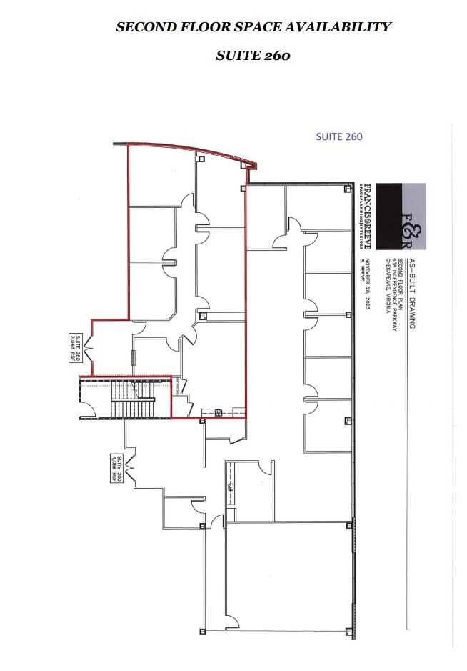 638 Independence Pky, Chesapeake, VA for lease Floor Plan- Image 1 of 1