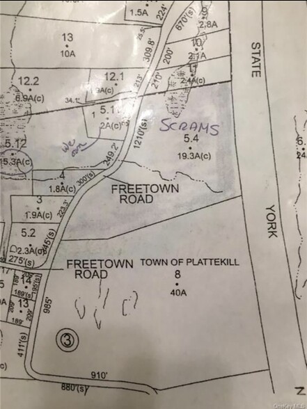 90 Freetown Rd, Plattekill, NY à vendre - Plan cadastral - Image 3 de 4