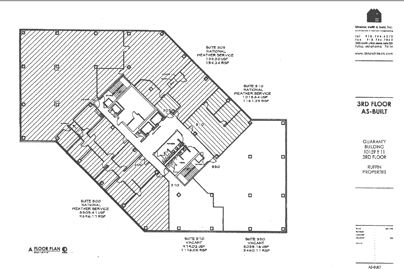 10159 E 11th St, Tulsa, OK for lease Floor Plan- Image 1 of 4