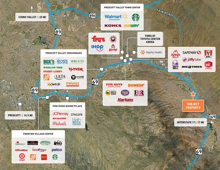 12151 AZ-69, Dewey, AZ à vendre - Aérien - Image 3 de 3