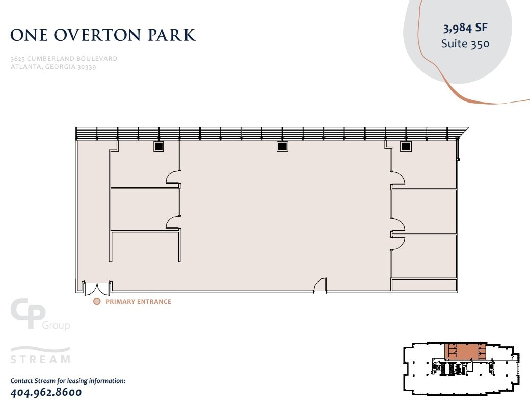 3625 Cumberland Blvd SE, Atlanta, GA for lease Floor Plan- Image 1 of 2