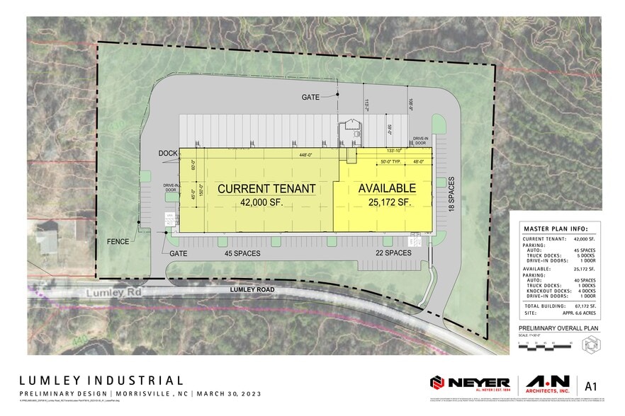 5513 Lumley Rd, Morrisville, NC à louer - Plan de site - Image 1 de 6