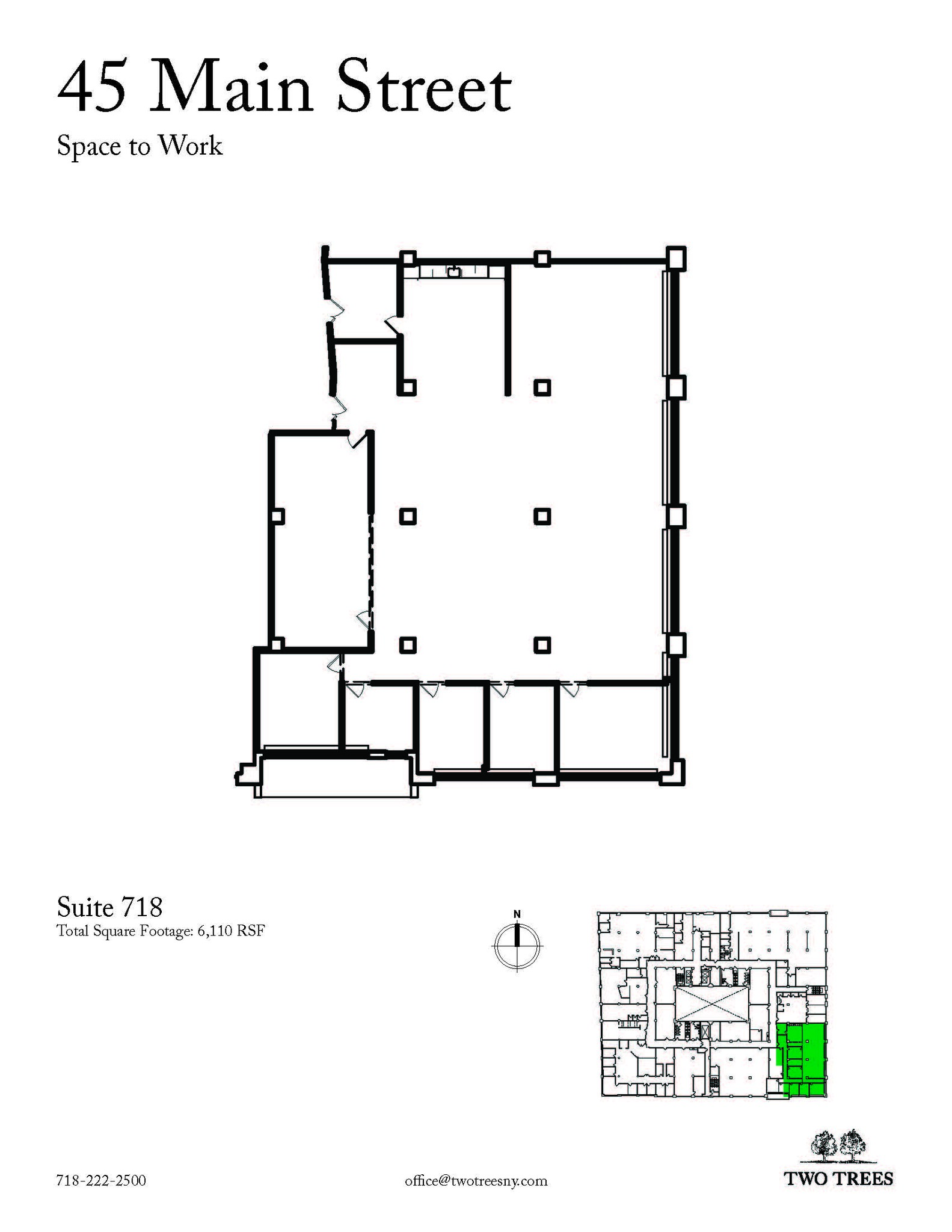 45 Main St, Brooklyn, NY à louer Plan d  tage- Image 1 de 10