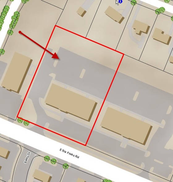 333 E Six Forks Rd, Raleigh, NC for lease - Plat Map - Image 2 of 10