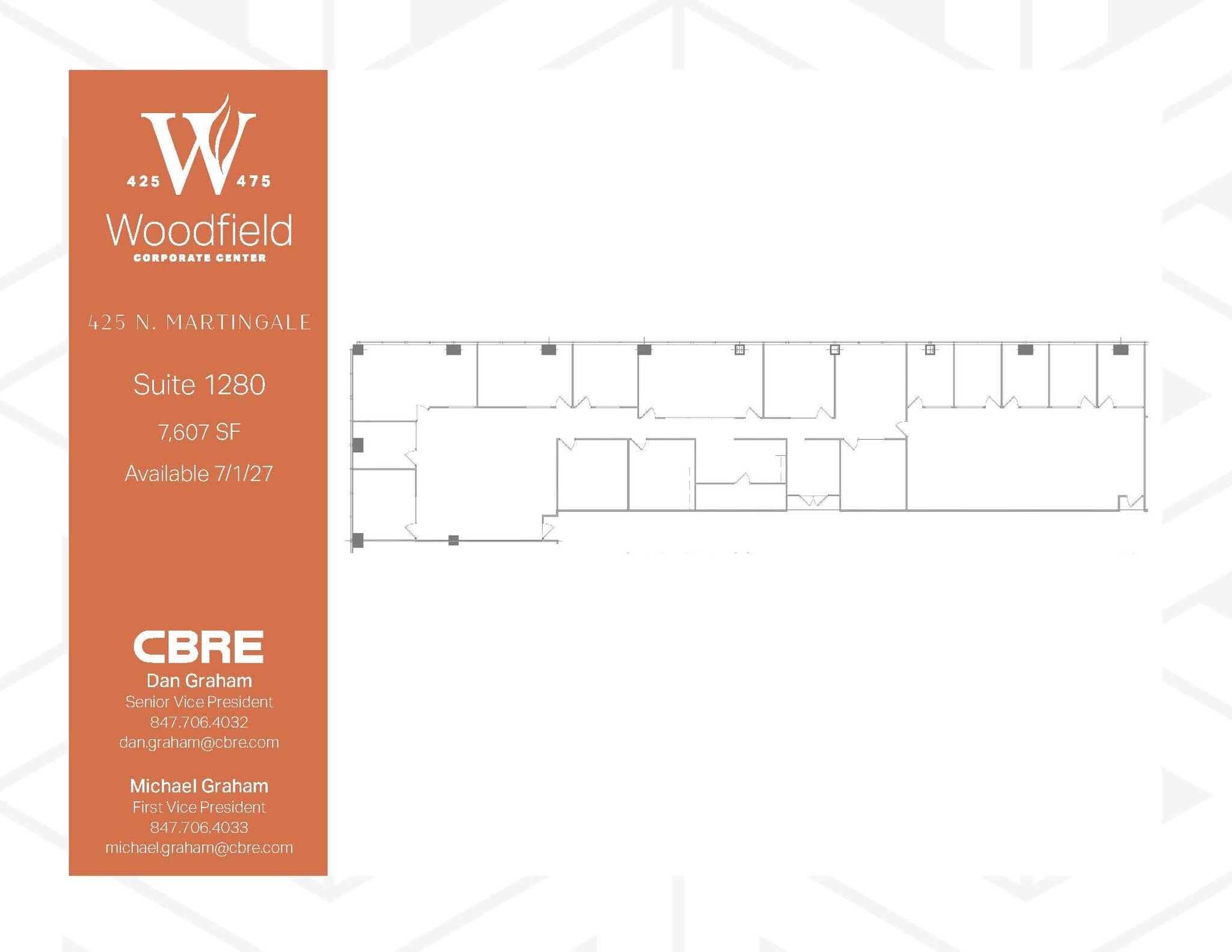 425 N Martingale Rd, Schaumburg, IL for lease Floor Plan- Image 1 of 1