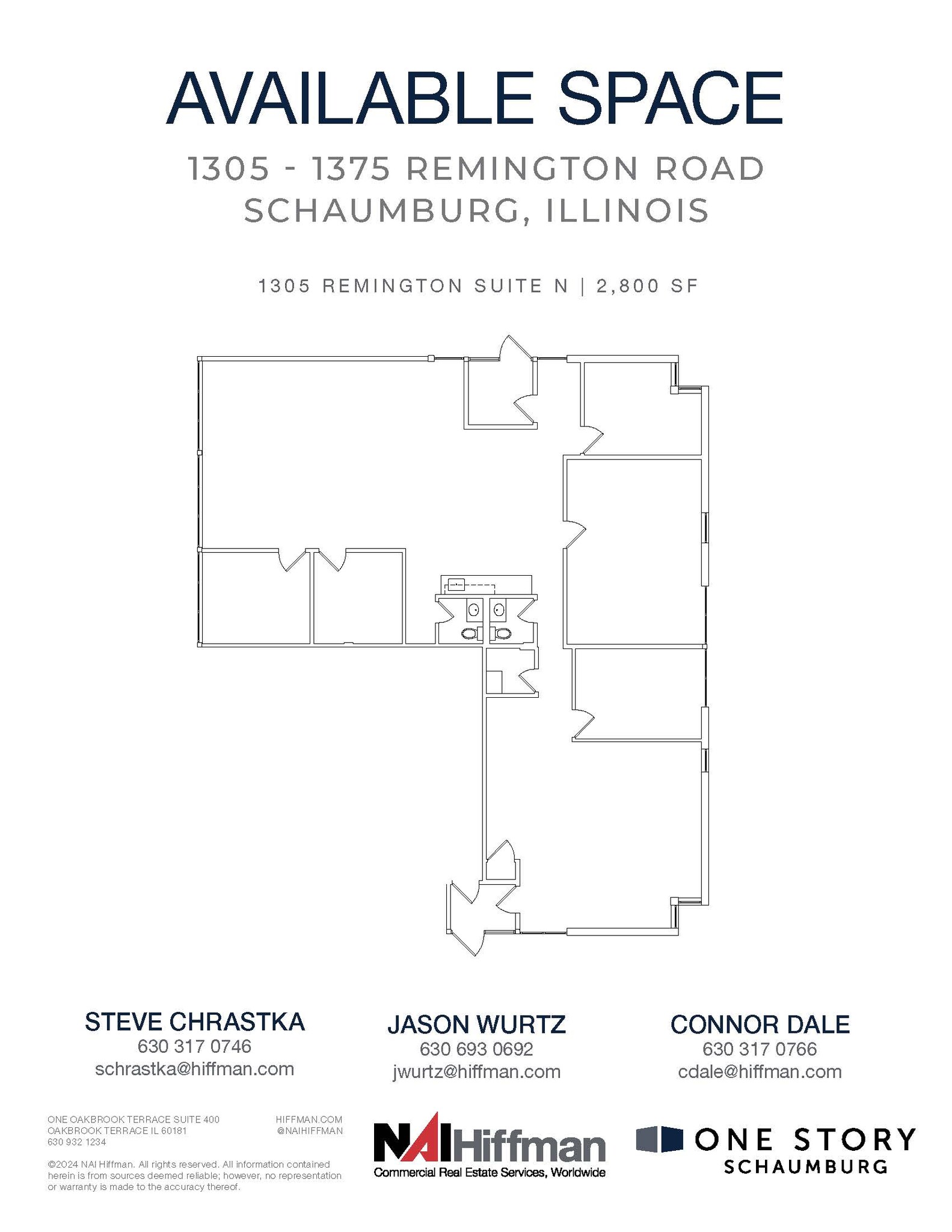 1305 Remington Rd, Schaumburg, IL à louer Plan d  tage- Image 1 de 2