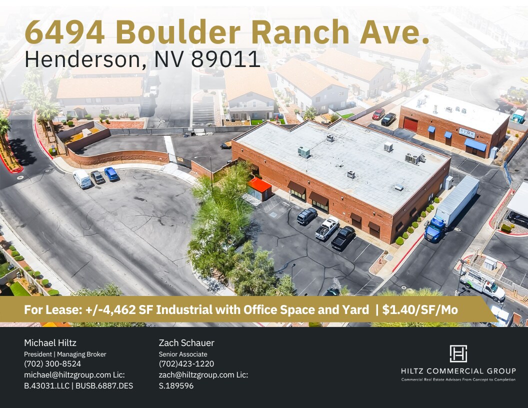 6494 Boulder Ranch Ave, Henderson, NV à louer Photo du bâtiment- Image 1 de 8