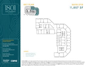 1801 California St, Denver, CO for lease Floor Plan- Image 1 of 1