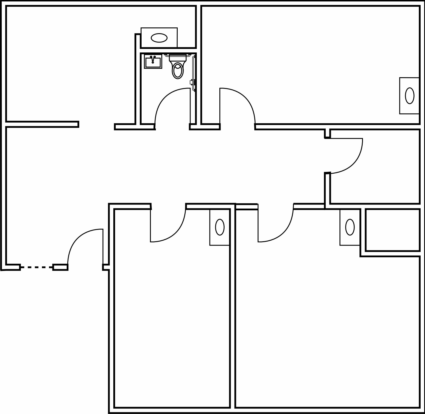 1363-1375 S Eliseo Dr, Larkspur, CA for lease Floor Plan- Image 1 of 6