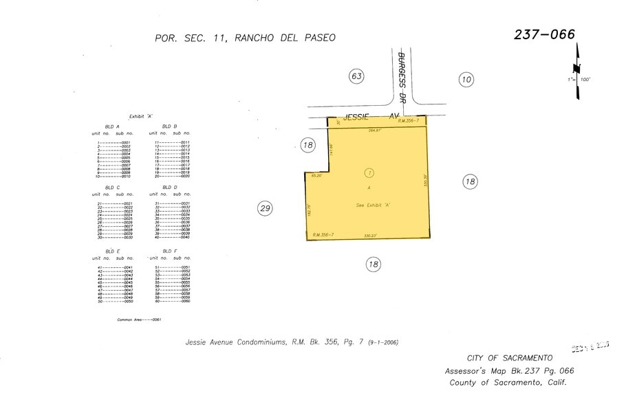 470 Jessie Ave, Sacramento, CA à vendre - Plan cadastral - Image 2 de 7