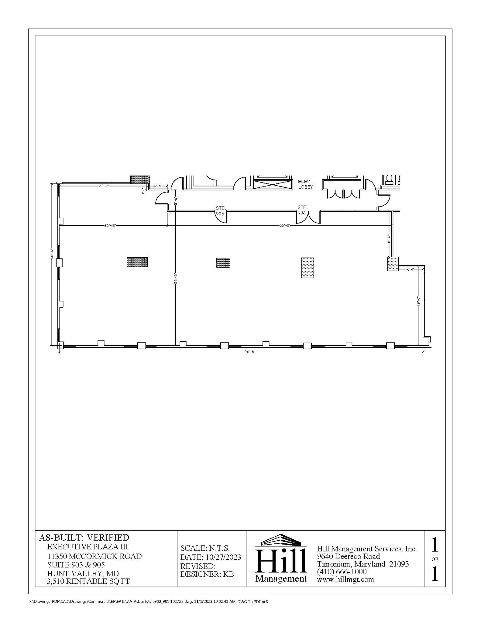 11350 McCormick Rd, Hunt Valley, MD à louer Plan d’étage- Image 1 de 1