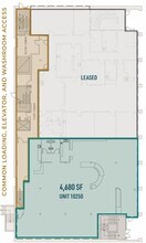 10248-10260 106th St NW, Edmonton, AB for lease Floor Plan- Image 1 of 3