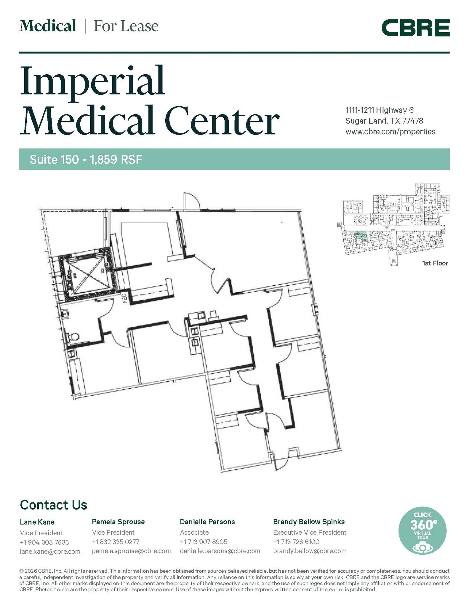 1111-1211 Highway 6, Sugar Land, TX for lease Interior Photo- Image 1 of 1