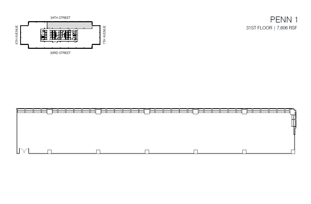 PENN 1, New York, NY for lease Floor Plan- Image 1 of 1