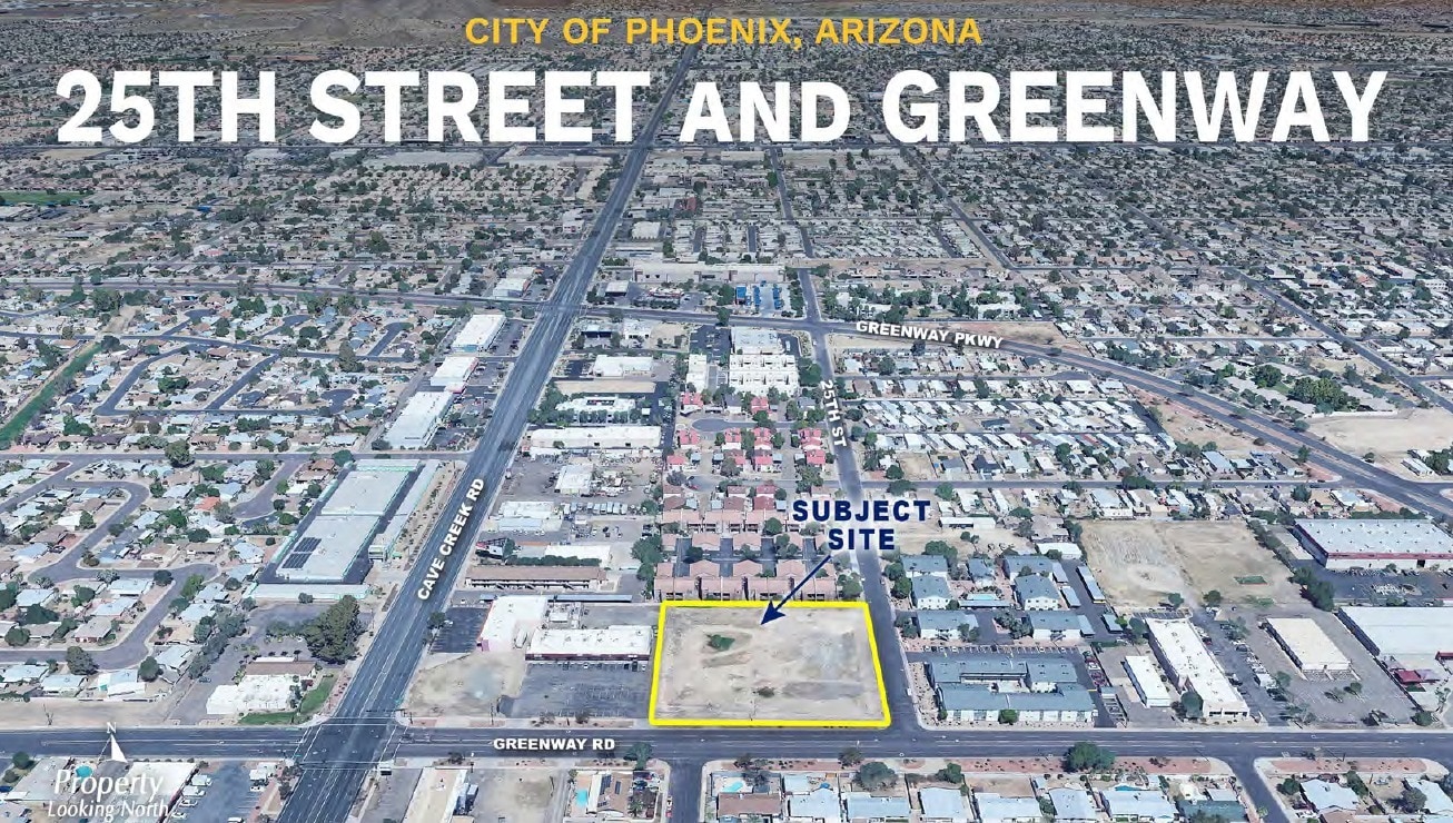 NWC 25th St & Greenway Rd, Phoenix, AZ à vendre Photo principale- Image 1 de 8