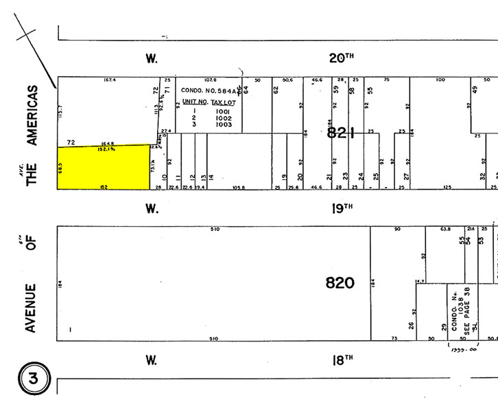 636 Avenue Of The Americas, New York, NY à vendre - Plan cadastral - Image 1 de 1