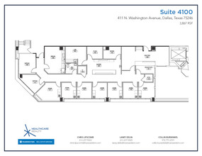 411 N Washington Ave, Dallas, TX for lease Floor Plan- Image 2 of 2