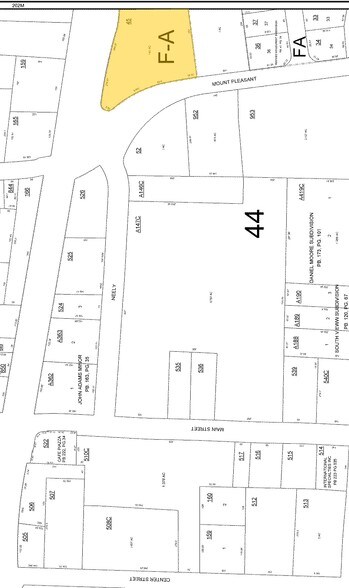 176-184 Mt Pleasant Rd, Collierville, TN for lease - Plat Map - Image 3 of 4