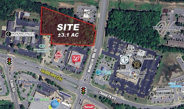 3.1 AC North of Chenal Pkwy, Little Rock, AR for sale - Primary Photo - Image 1 of 1