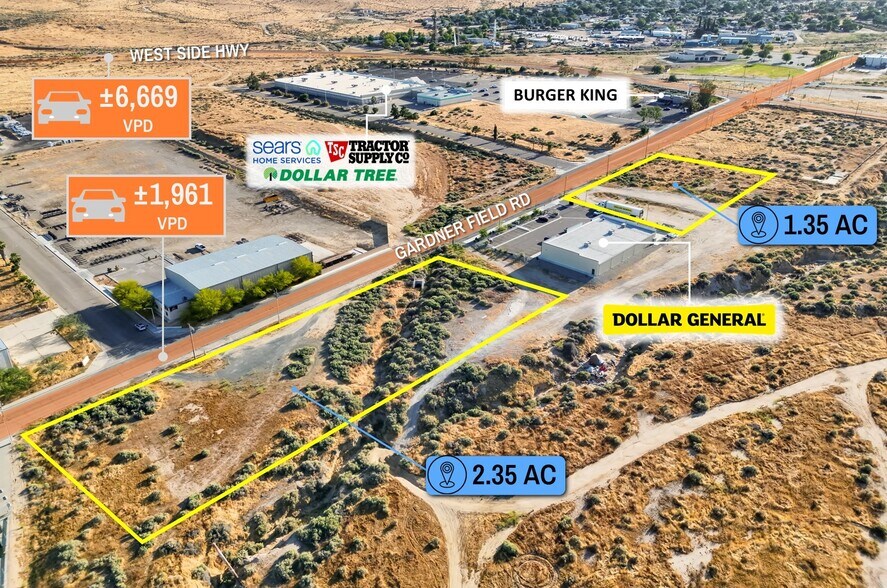 NEC HWY 119 & Gardner Field Rd, Taft, CA à vendre - Photo du bâtiment - Image 3 de 10