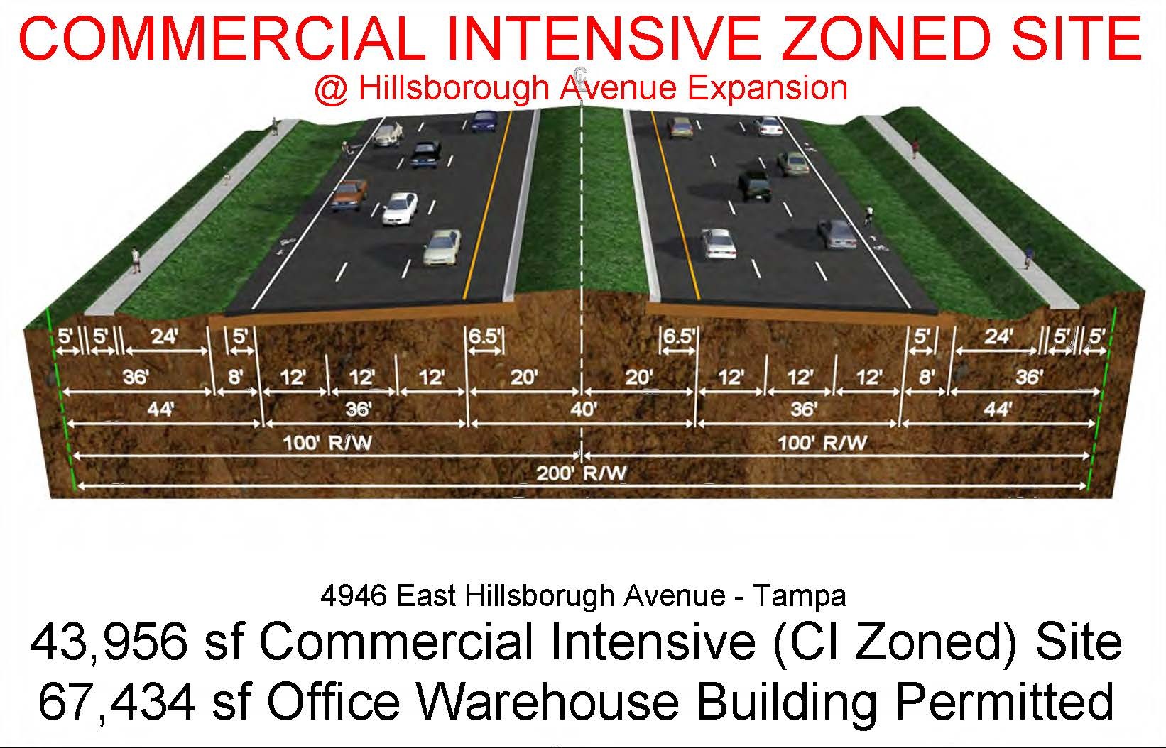 Commercial Intensive Site 4946 East Hillsborough, Tampa, FL à vendre Aérien- Image 1 de 1