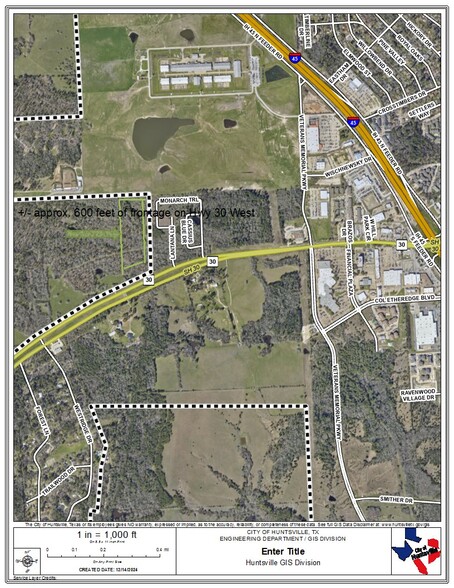 3534 State Highway 30 Hwy, Huntsville, TX for sale - Plat Map - Image 2 of 2