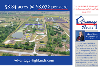 Plus de détails pour 1775 County Road 29, Lake Placid, FL - Terrain à vendre