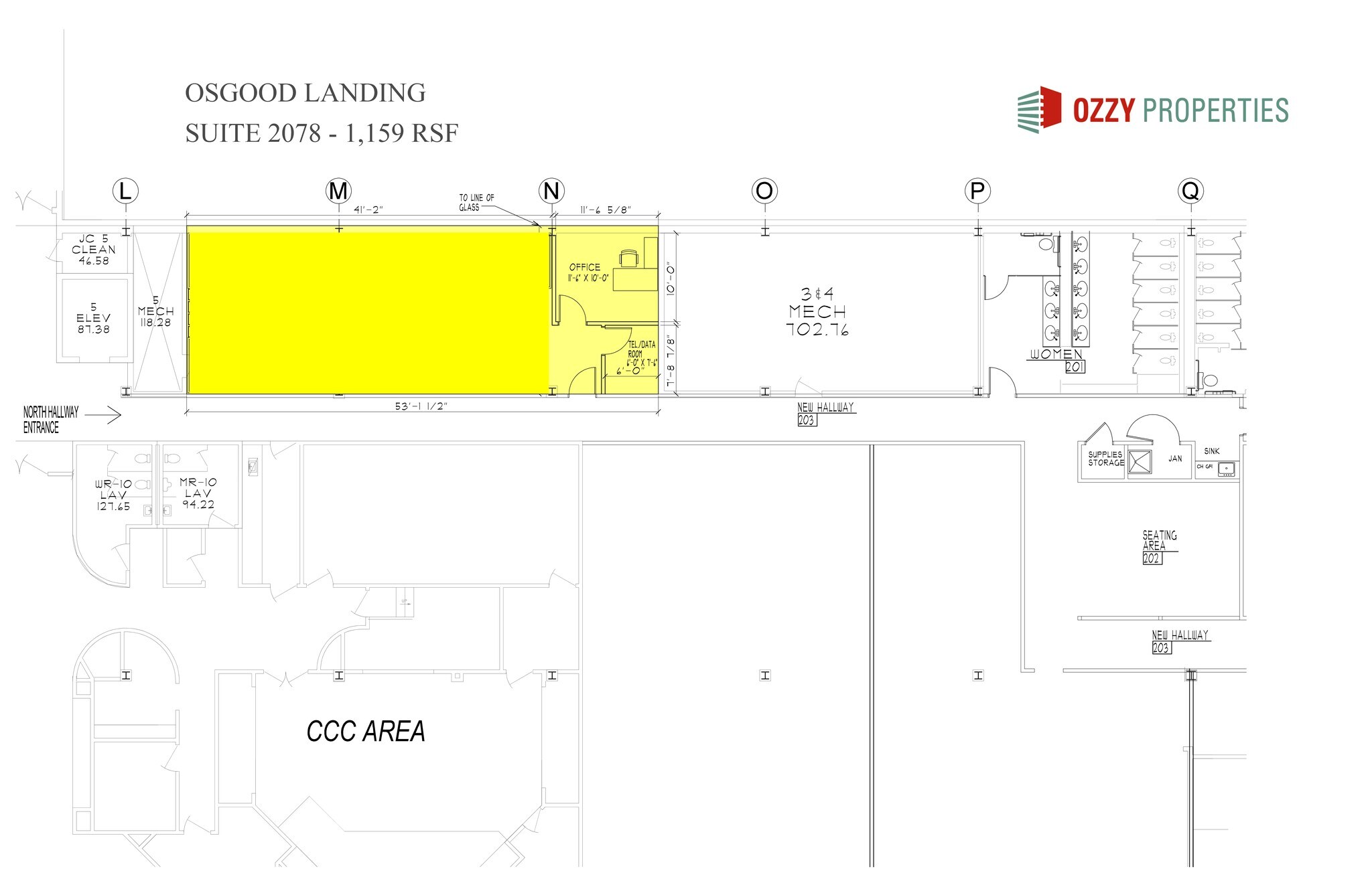 1600-1630 Osgood St, North Andover, MA à louer Plan de site- Image 1 de 1
