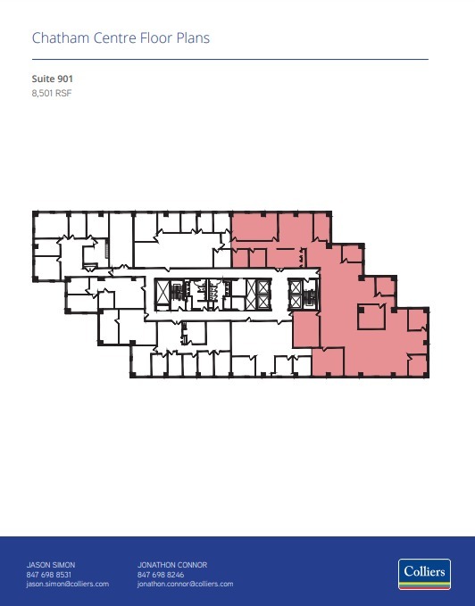 1901 N Roselle Rd, Schaumburg, IL à louer Plan d’étage- Image 1 de 2