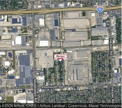 12447 Hartel St, Livonia, MI - Aerial  map view
