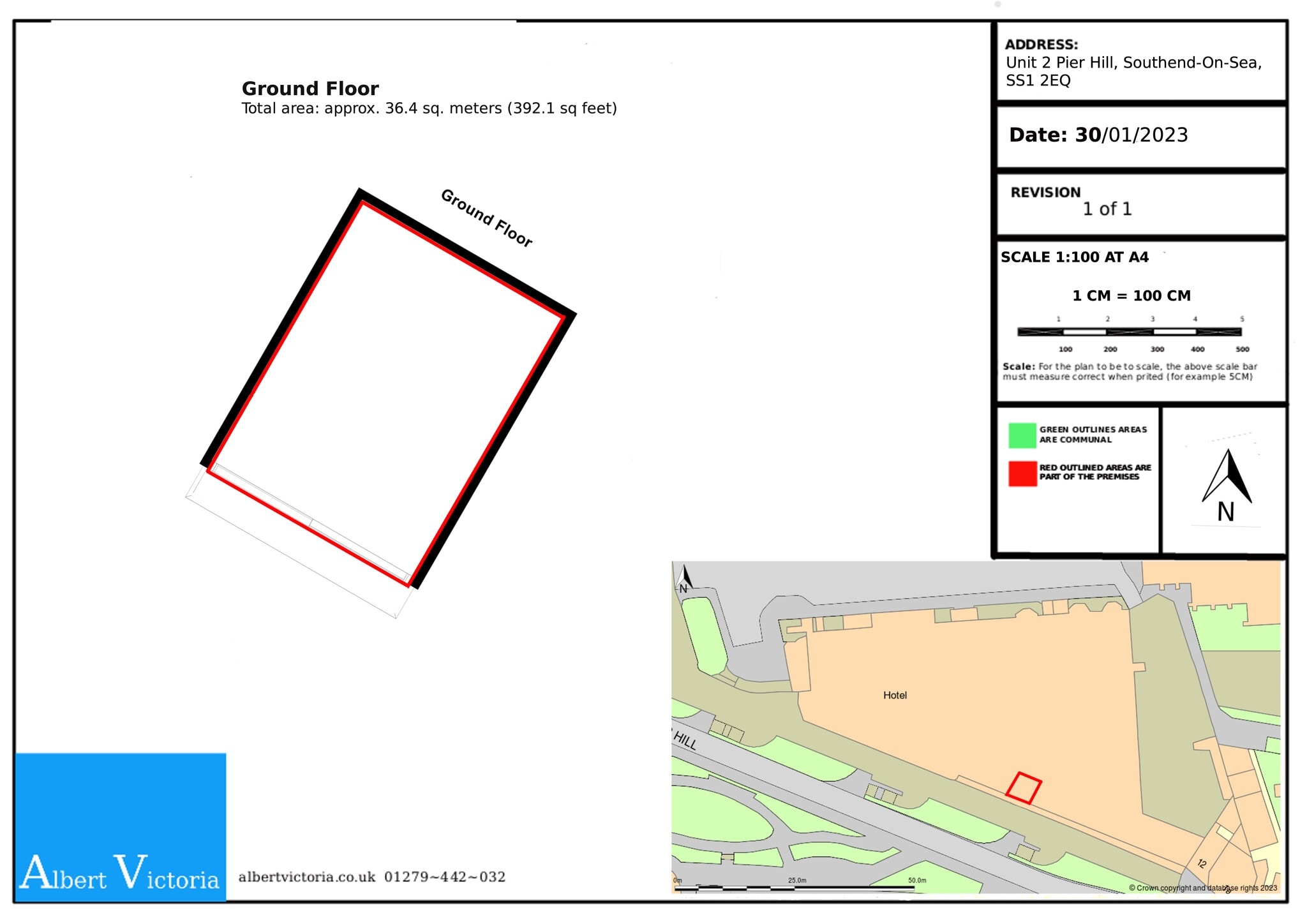Pier Hl, Southend-On-Sea for lease Site Plan- Image 1 of 1