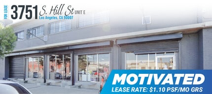 3751 S Hill St, Los Angeles, CA for lease Interior Photo- Image 1 of 1