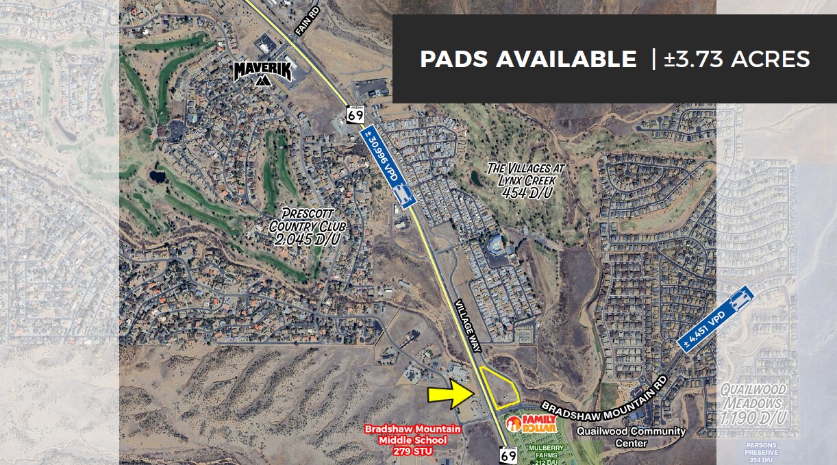 E State Route 69 & Bradshaw Mnt Rd, Prescott Valley, AZ à vendre Photo du bâtiment- Image 1 de 5