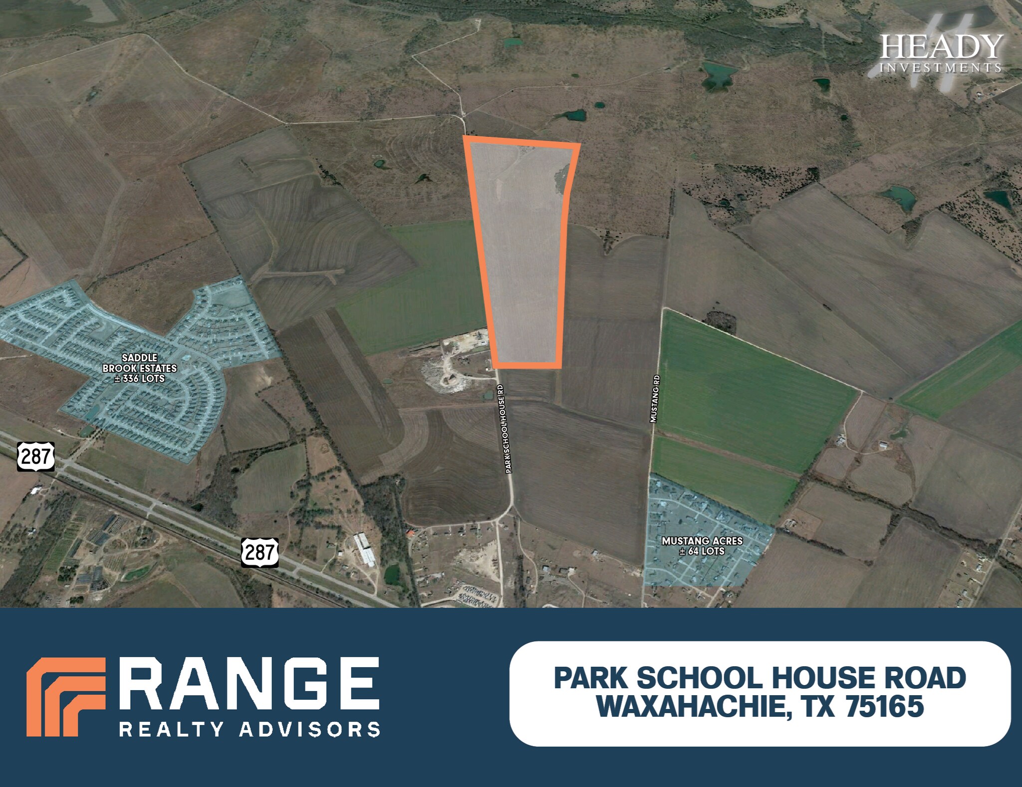 3396 Parks School House Rd, Waxahachie, TX à vendre Aérien- Image 1 de 2