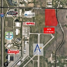 Ankeny Airport Industrial, Ankeny, IA - AERIAL map view
