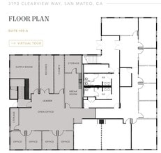 3190 Clearview Way, San Mateo, CA for lease Floor Plan- Image 1 of 1